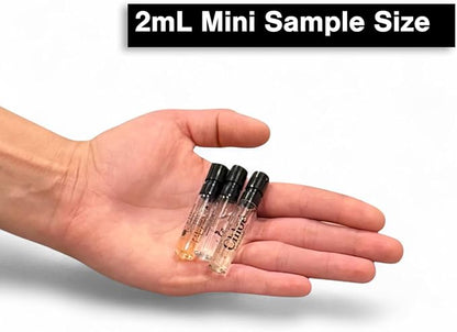 Perfume Sample Organizer for Bathroom or Vanity – Ideal Makeup and Skincare Storage, Desk and Bathroom Counter Organizer, Gift for Her (2mL Purple - Fits Mini Perfume Samples)