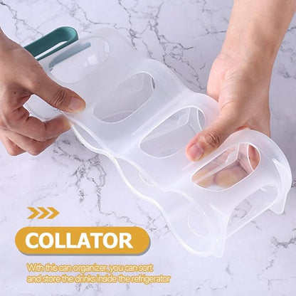 Cabilock 3pcs Fridge Can Organizer Storage Rack for Daily Use Beer Can Dispenser Soda Storage Organizer