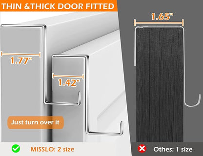 MISSLO 24 Large Pockets + 17 Deep Pockets Over the Door Shoe Organizer Hanging Rack for Door Closet Shoe Holder