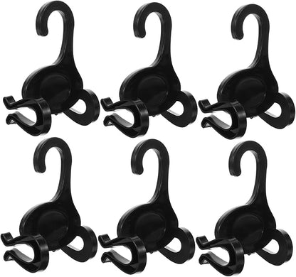 Ciieeo 10pcs Shoe Storage Organizer Plastic Sneakers Hangers Hanging Shoe Rack for Door Under Bed Sports Hangers