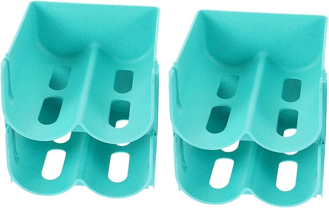 PRETYZOOM 4pcs Can Storage Rack Bottle Rack Organizer Material Easy to Stack Wine Holder for Fridge