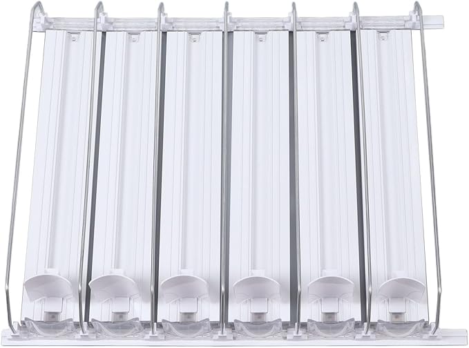 Zerodis Drink Organizer for Fridge, Drink Automatic Pusher Adjustable Soda Can Dispenser for Beverage Can Water Bottle (38cm)