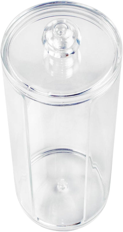 Super Z Outlet Cosmetic Cotton Pad Rounds Holder Makeup Removers Clear Acrylic Organizer Storage Display Rack