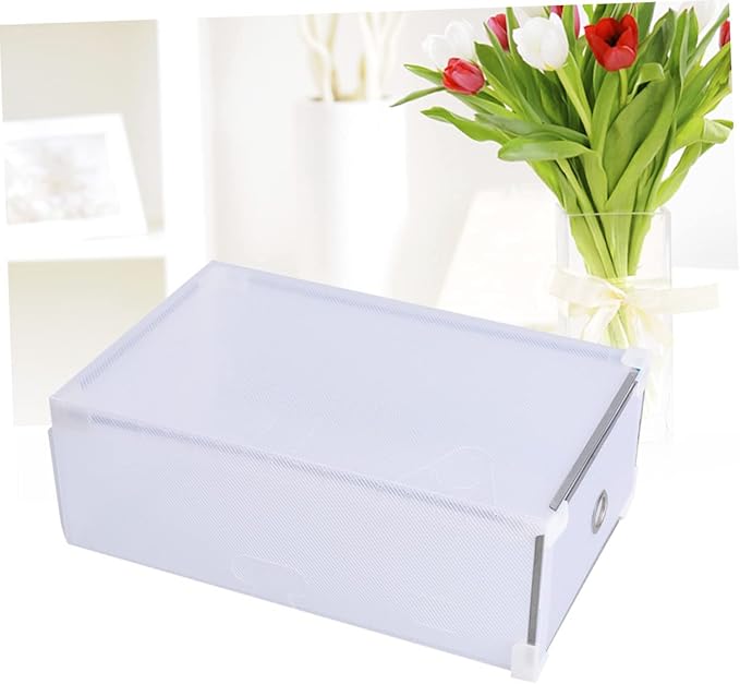 5pcs Type Shoe Storage Organizer for Women Half Design Easy Access and Identification for Shoes and Accessories Storage White