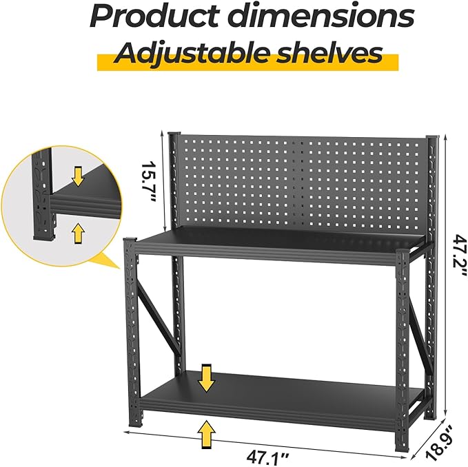 Storage Shelves,Fish Tank Stand Heavy Duty Metal Aquarium Stand for 20 Gallon,Metal Shelving Adjustable Shelves