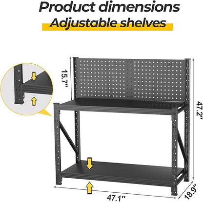Storage Shelves,Fish Tank Stand Heavy Duty Metal Aquarium Stand for 20 Gallon,Metal Shelving Adjustable Shelves