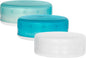 humangear GoTubb – Storage Containers for Snacks, Small Essentials and Travel Gear, Made from Food-Safe Materials, Clear/Aqua/Teal, Medium (3-pack)