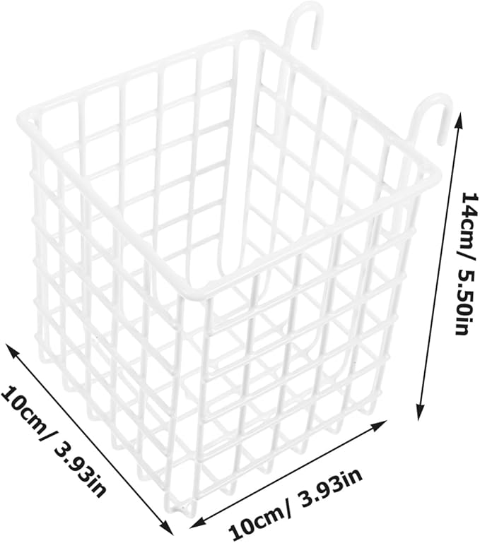 Happyyami Over the Door Wire Basket Organizer Hanging Storage for Kitchen Pantry and Craft Easy Installation Versatile Use for Utensils Toiletries and More