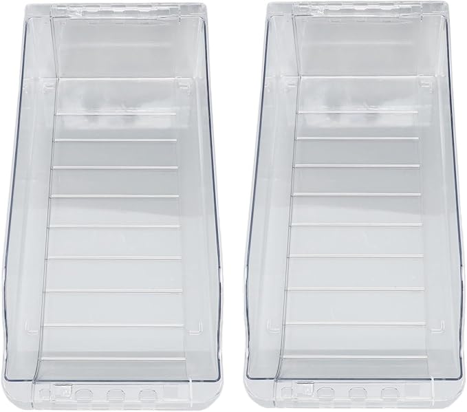 2PCS Canned Food Storage Container,Stretchable Large Capacity Soda Can Dispenser Automatic Drink Holder Canned Food Storage Box