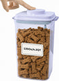 Bop Top Airtight Food Storage Containers with Lid 16.5 Cups / 135 oz | Kitchen Canister Sets | Air Tight Pantry Container | Pop Top Dry Food Storage Containers for Snacks, Sugar, Flour, Baking, Pasta