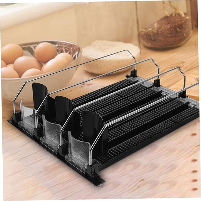 GLEAVI 3pcs Beverage Propeller Fridge Drink Organizer Pusher Self-Pushing for Refrigerator Juice Dispenser Spigot Soda Can Organizer Can Dispensers
