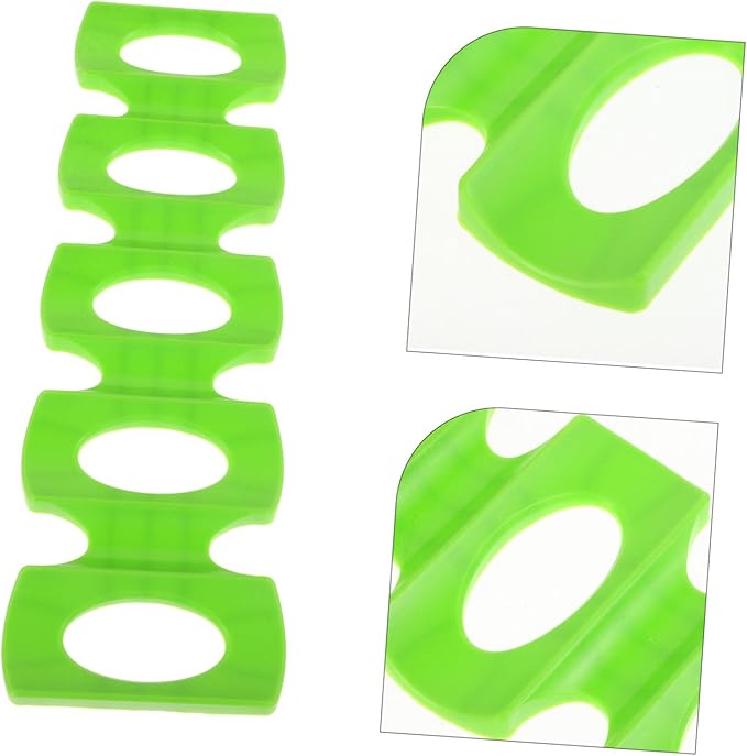 IMIKEYA 2pcs Silicone Beer Pad and Beverage Stacking Mat Non-slip Organizer for Beer Wine Cans and Drinks for Home Parties and Refrigerators Green