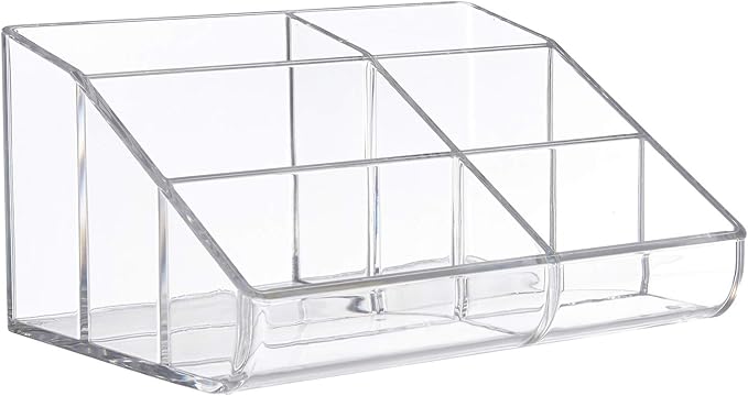 MEKBOK Makeup Organizer - Organize Cosmetics and Beauty Supplies - Acrylic Bathroom Organizers - Clear Plastic Storage Bins For Vanity