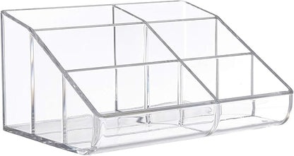 MEKBOK Makeup Organizer - Organize Cosmetics and Beauty Supplies - Acrylic Bathroom Organizers - Clear Plastic Storage Bins For Vanity