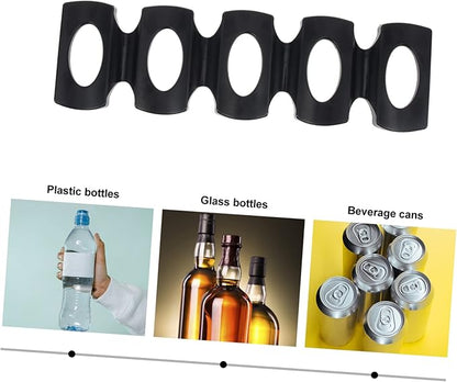MERRYHAPY Fridge Beer Mat Organizer Space-Saving Beer Storage Rack for Cans Silicone Can Dispenser for Refrigerator Easy to Clean and Stackable Drink Organizer