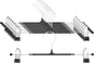 Pants Hangers with Clips - 8 Pack Heavy Duty, Non-Slip Adjustable Space Saving Skirt Hangers for Pants, Jeans, Shorts | Black | 12 Inch