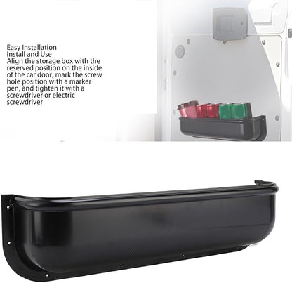 Diydeg RV Door Organizer, 450x100x115mm Wall Hanging Storage Bag, Door Seasoning Rack ABS Hanging Rack for Kitchen, Pantry, Cabinet, Side Door Storage Containers