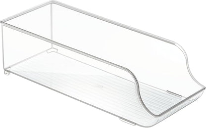iDesign Soda Can Dispenser for Refrigerator or Pantry - Clear - Made in USA
