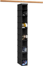 Simple Houseware 10 Shelves Closet Hanging Shoe Organizer, Black