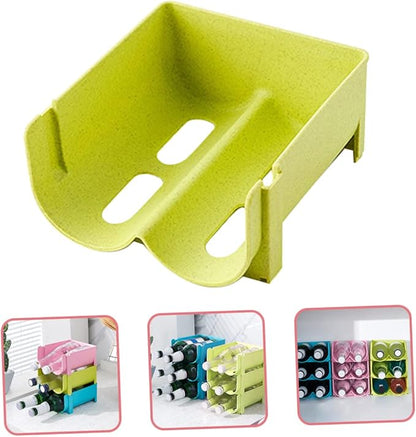 3pcs Beer Storage Rack Soda Can Dispenser for Refrigerator Multi-Function Kitchen Rack Organizer Sturdy Plastic Bottle Holder