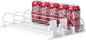 Drink Organizer for Fridge-White Automatic Pusher Glide,12oz 16oz 20oz-Soda Dispenser for Fridge-Holds up to 15 Cans
