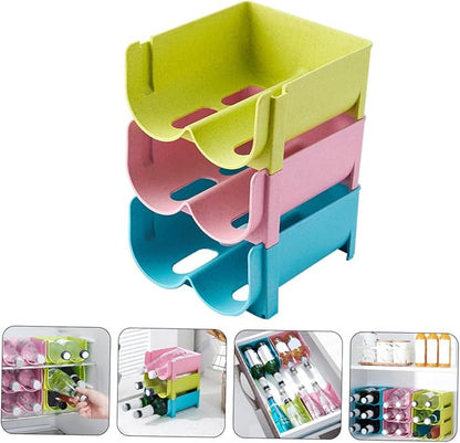 Beer Storage Box Non-skid Fall Drink Box Storage Container Stackable Rack
