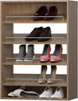 ROOMTEC 19.5" Shoe Shelf Short Tower Closet Unit, Modular Closet System with Shelf, Wardrobe Organizer for Bedroom or Walk-in Closet, Wall Mounted, Customizable Clothes Storage Unit, Wood