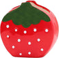 1 PC Ceramic Strawberry Makeup Holder Makeup Organizer Pen Holder Desktop Organizer (Red)