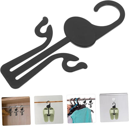 Luxshiny 20pcs Slipper Drying Rack Shoe Organizer Hanging Hooks Decorative Shoe Rack for Home