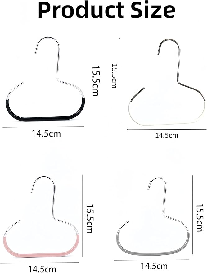 5 Pack Hat Organizer Baseball Caps, Baseball Hanger Holder Closet Ball Cap Racks, Storage Organizer for Caps Beanie Belt Tie Purse for Home/Organizers