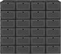 Shoe Storage, 24 Pack Shoe Organizer for Closet, Black Plastic Stackable Shoe Storage Boxes for Cabinet, Bedroom, Living room, Balcony, Black