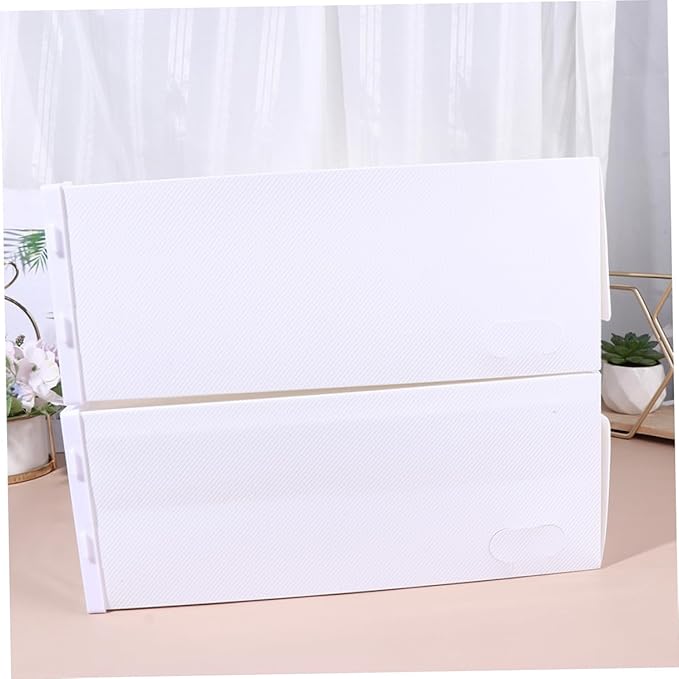 3pcs Transparent Stackable Shoe Organizer Boxes with Lid PP Material Spacious Design for Sneakers High Heels Boots Space-saving Shoe Storage