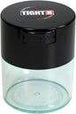 Tightvac - Premium Airtight Herb Storage Container - Holds ½ oz to 3 ounces - Keep Your Herbs and Dry Goods Fresh and Flavorful. Clear Black