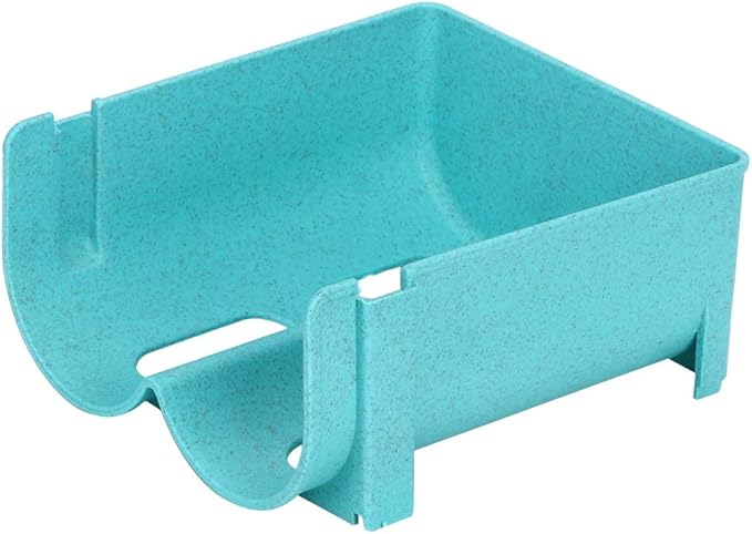 TOPINCN Cans Storage Rack Practical Plastic Stackable Wine Beer Bottle Holder Refrigerator Canned Beverage Organizer Shelf(Blue)
