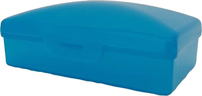 American Comb Travel Soapbox, Durable Storage Container, Multiple Colors, Made in USA (1, Blue)
