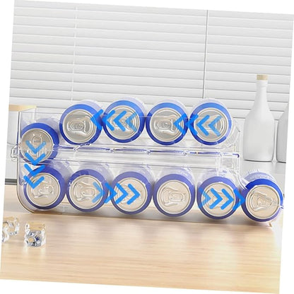 Mikinona Organizer Bins for Fridge Soda Organizer Pantry Storage Bins Drink Holder for Fridge