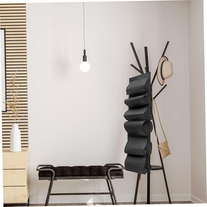 GLEAVI Hanging Shoe Organizer Large Capacity Folding Bag Wall Storage Non-woven