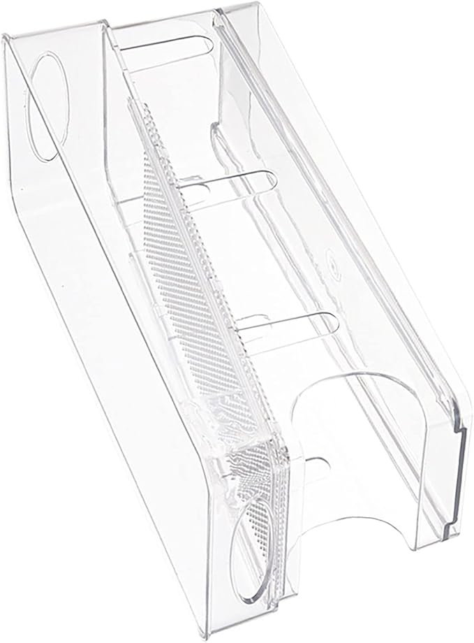 Refrigerator Organizer Bins, Automatic Rolling Transparent Beverage Can Storage, Refrigerator Storage Box, Double Layer Clear Plastic Container, Refrigerator Beverage Can Storage Organizer