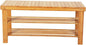 None/Brand Bamboo Shoe Rack with Storage Shelf, Three-Layer Wooden Shoe Rack, can Hold 551 pounds, Very Suitable for Corridor, Bathroom, Living Room and Corridor Entrance (Wood Color)