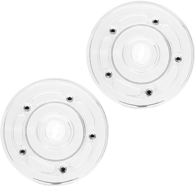 2Pcs 4” Small Clear Acrylic Turntable Organizer, Mini Rotating Organizer Swivel Plate for Bathroom Kitchen Cabinet Table Spice Rack Cake Pantry