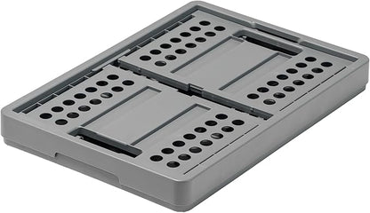 Clax® crate | folding box | basket | 48 qt (12 gal) | grey