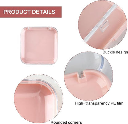 40Pcs Press on Nail Packaging Boxes,Fake Nail Display Box,Press on Nail Storage Box with 120Pcs Adhesive Double Sided Tape,False Nails Organizer Case for Nail Salon Supplies Nail Art Business