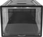 SOLUSTRE Large Stackable Shoe Storage Box with Black Latch Drawer-style Household Shoe Organizer for Men and Women Display and Closet Cabinet Container
