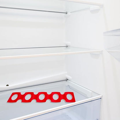 Mobestech 2pcs Can Beverage Storage Soda Can Organizer for Refrigerator Can Beverage Beer Rack Silicone Can Mat Beer Can Holder Drink Organizer Mat Drink Dispenser Tableware Desktop