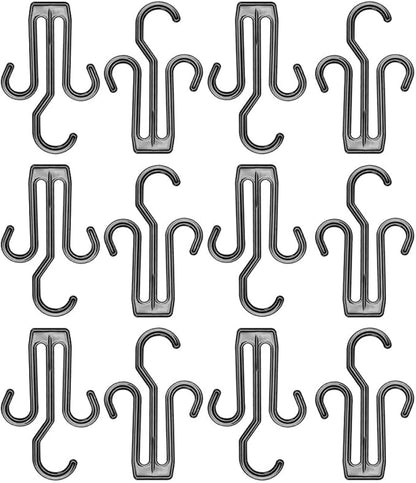 ARTIBETTER 25pcs Plastic Shoe Display Hooks Hanging Organizer for Drying Slippers and Shoes for Home and Mall Storage
