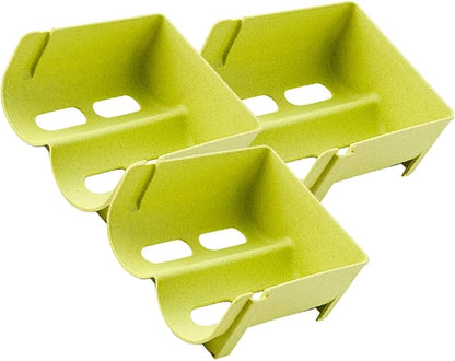 DECHOUS 3pcs Multi-Function Beer Rack Stackable Storage Rack for Kitchen Fridge Can Holder Beverage Organizer Plastic Soda Can Dispenser