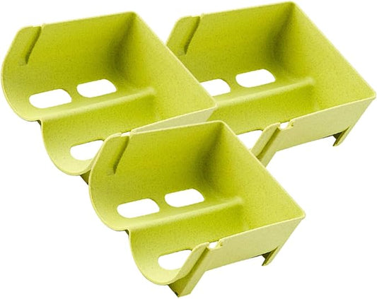 DECHOUS 3pcs Multi-Function Beer Rack Stackable Storage Rack for Kitchen Fridge Can Holder Beverage Organizer Plastic Soda Can Dispenser