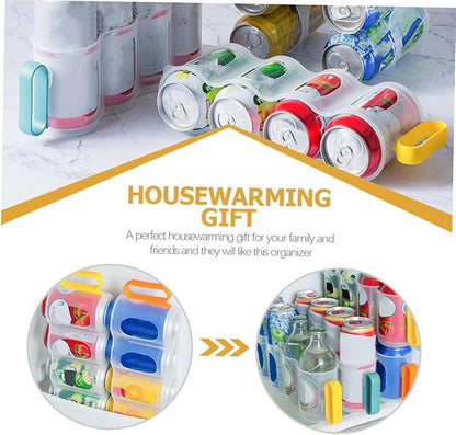 3pcs Soda Can Organizer Multi-use Beverage Storage Racks for Refrigerator Space-Saving Drink Dispenser for Kitchen and Pantry Organization