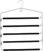 Zeller 17135 42.5 x 23 cm Multi-Bar Trouser Hanger Metal