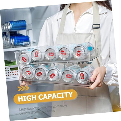 Multi-Function Can Holder Household Fridge Organizer Soda Organizer Refrigerator Can